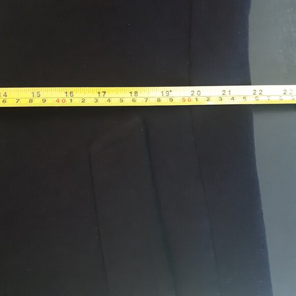 Aptro SZ XL Men's Fully Lined Black Standing Collar Overcoat - Picture 12 of 15